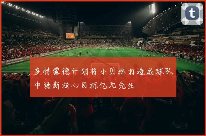 多特蒙德计划将小贝林打造成球队中场新核心目标亿元先生